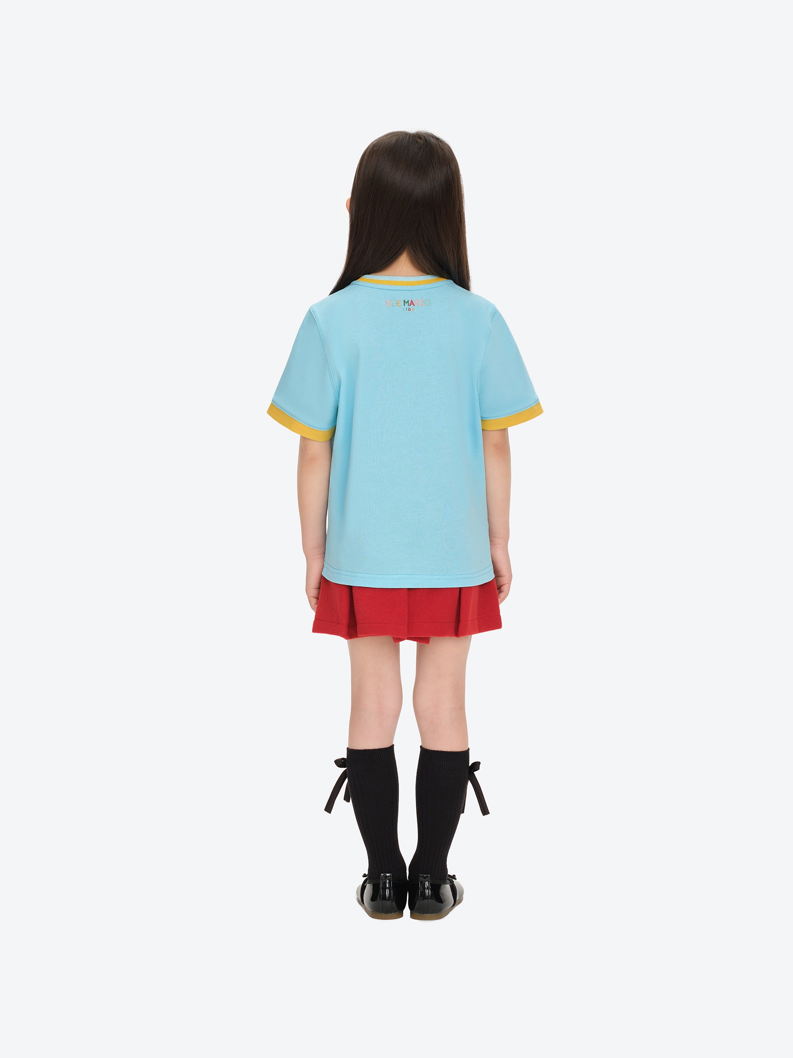 베이비베어 타운 일러스트 티셔츠 블루 상세 이미지 4