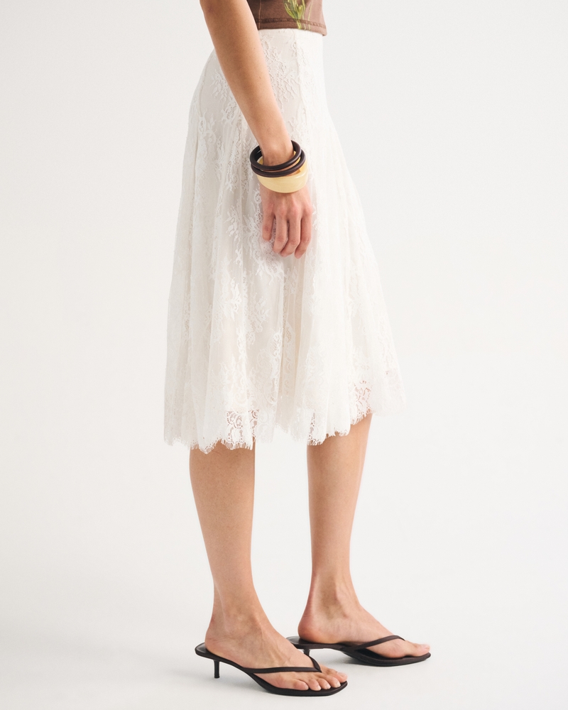 Lace Midi Skirt 상세 이미지 3
