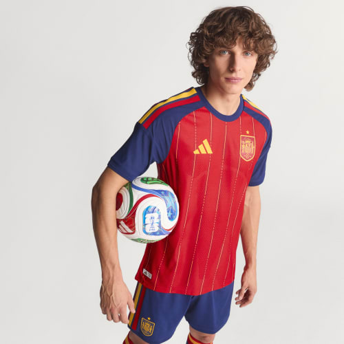 Spain 26 Home Authentic Jersey 상세 이미지 3