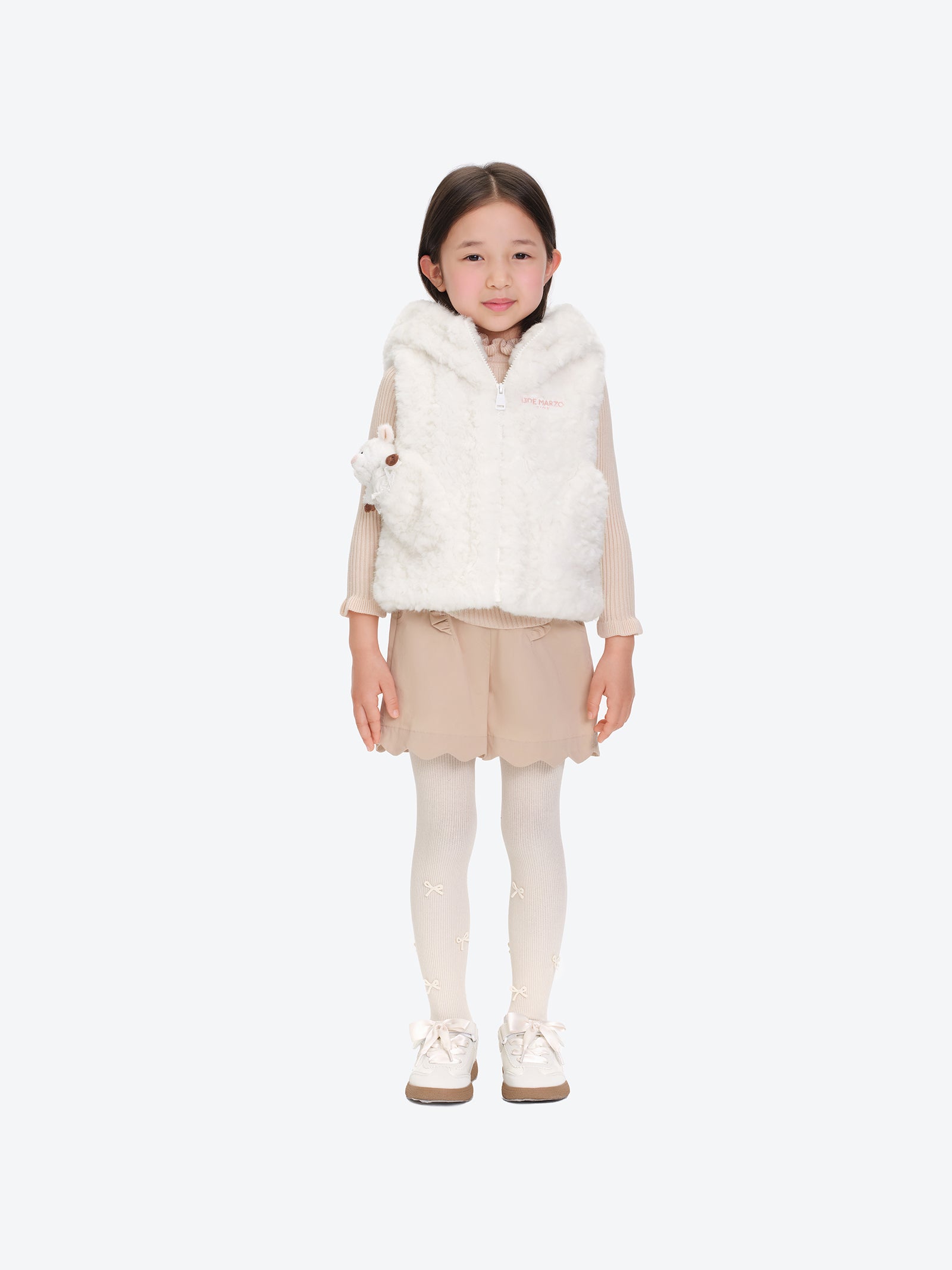 BabyBear 셔링 플러시 베스트 상세 이미지 2