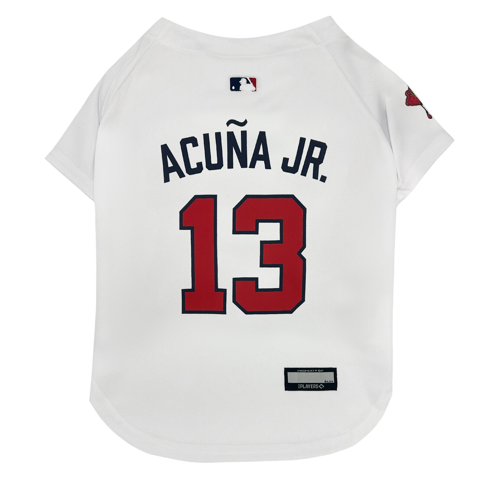Atlanta Braves Ronald Acuna 화이트 선수 반려동물 저지 상세 이미지 2
