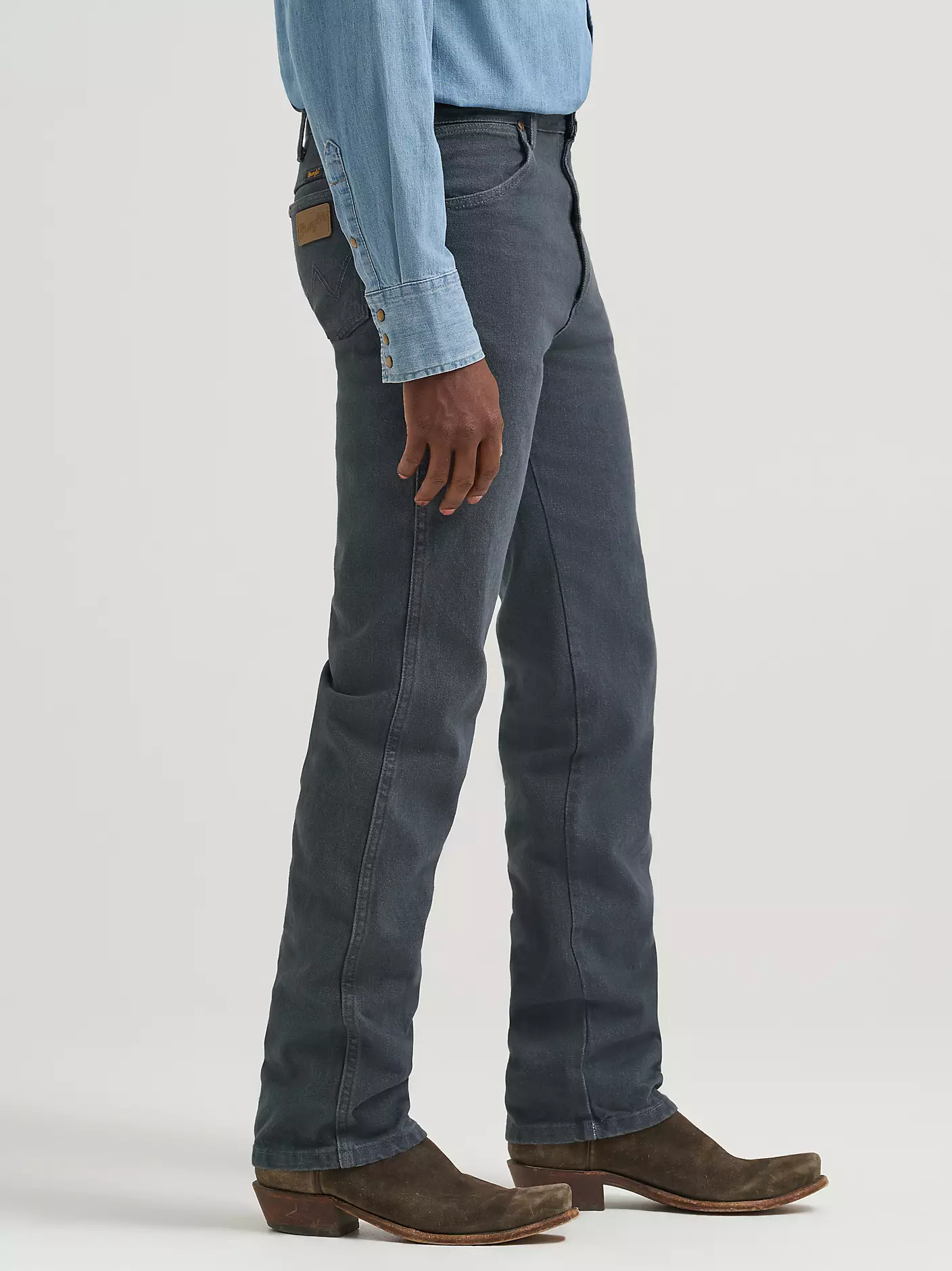 ® Cowboy Cut® 차콜그레이 슬림핏 진 상세 이미지 4