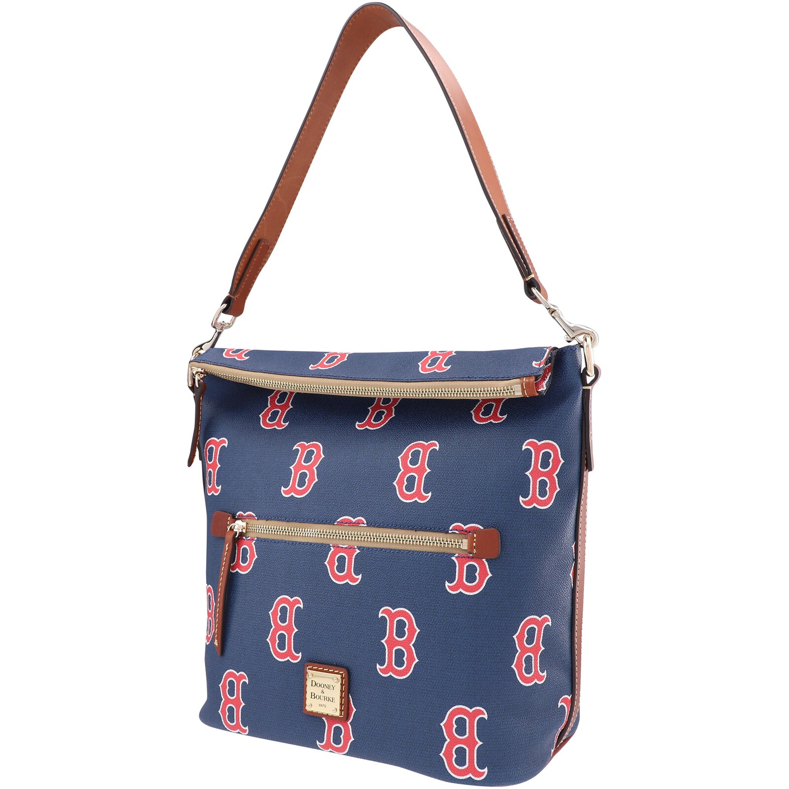 Boston Red Sox Dooney & Bourke 스포티 모노그램 라지 지갑 상세 이미지 3