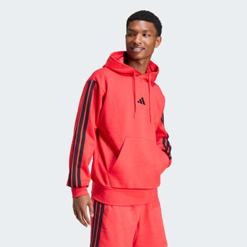 Essentials 3-Stripes Fleece Hoodie 상세 이미지 3