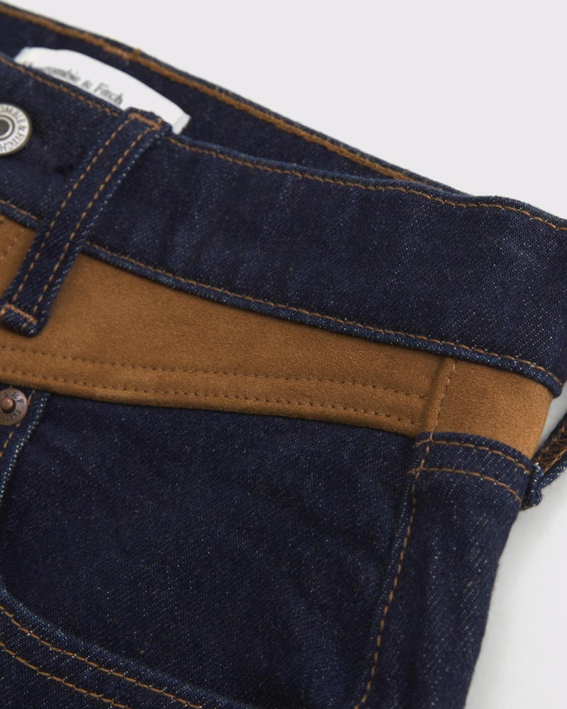 Curve Love High Rise 90s Relaxed Vegan Suede Yoke Jean 상세 이미지 8