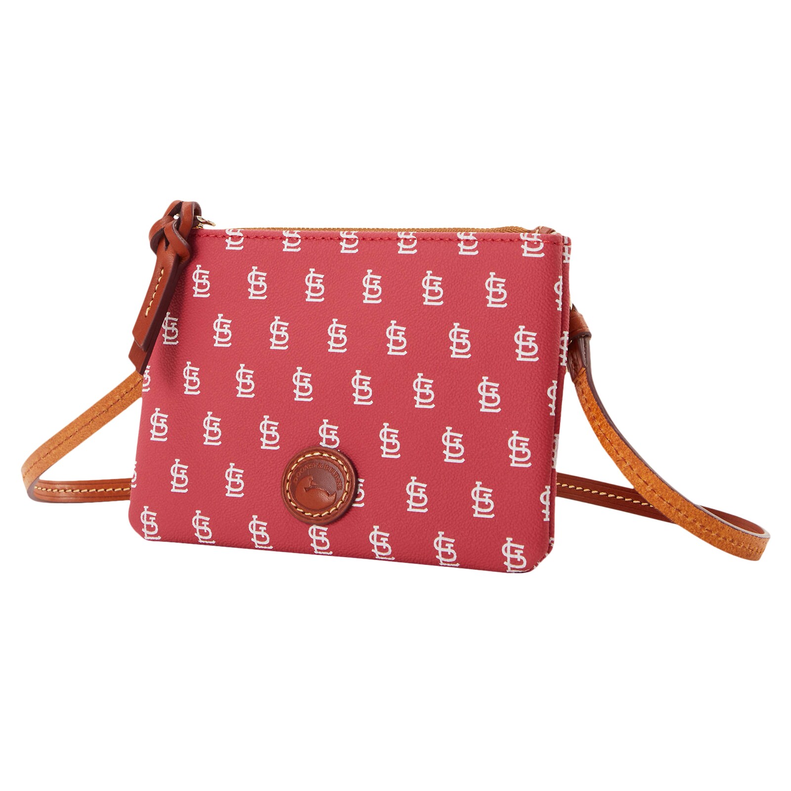 St. Louis Cardinals Dooney & Bourke 탑 지퍼 크로스바디 지갑 상세 이미지 3