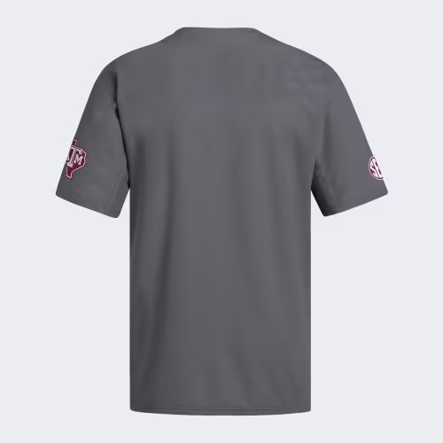 Texas A&M Dark Grey Full Button Jersey 상세 이미지 2