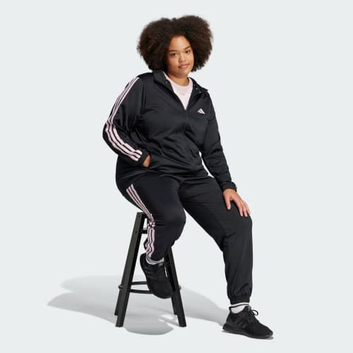 Tricot 3-Stripes Track Pants (Plus Size) 상세 이미지 3
