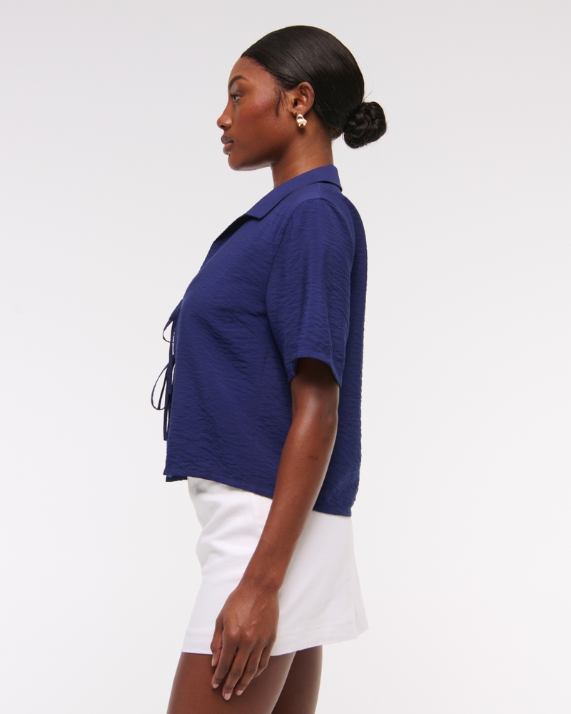 Tie-Front Top 상세 이미지 3