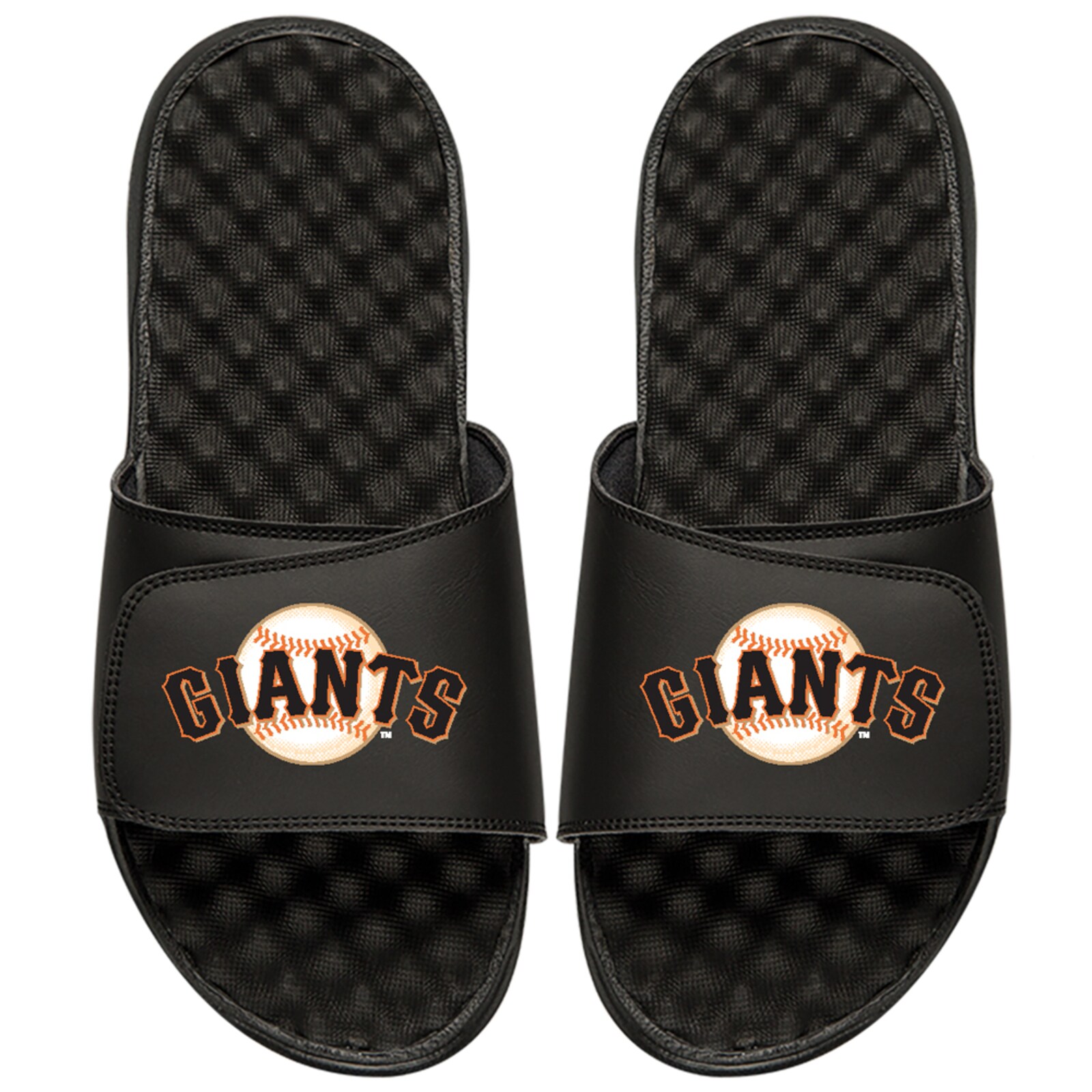 남성용 San Francisco Giants ISlide 블랙 프라이머리 로고 슬라이드 샌들