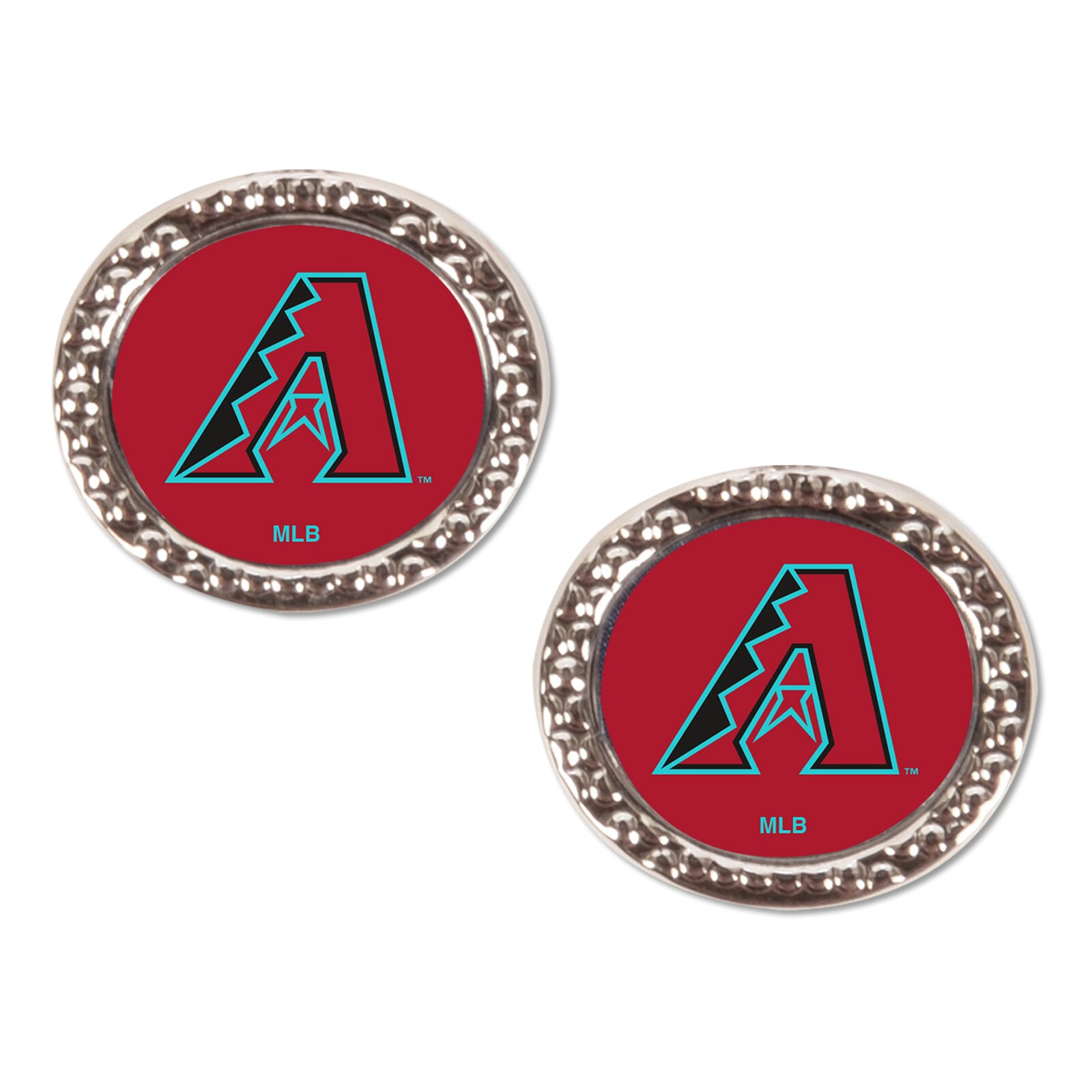 Arizona Diamondbacks WinCraft 로고 라운드 포스트 귀걸이