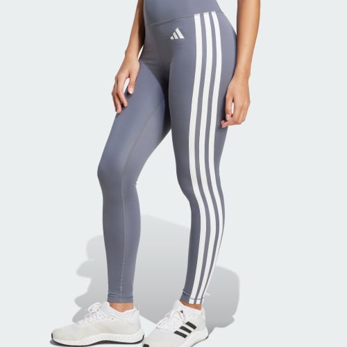 Optime Essentials 3-Stripes 7/8 Leggings 상세 이미지 5