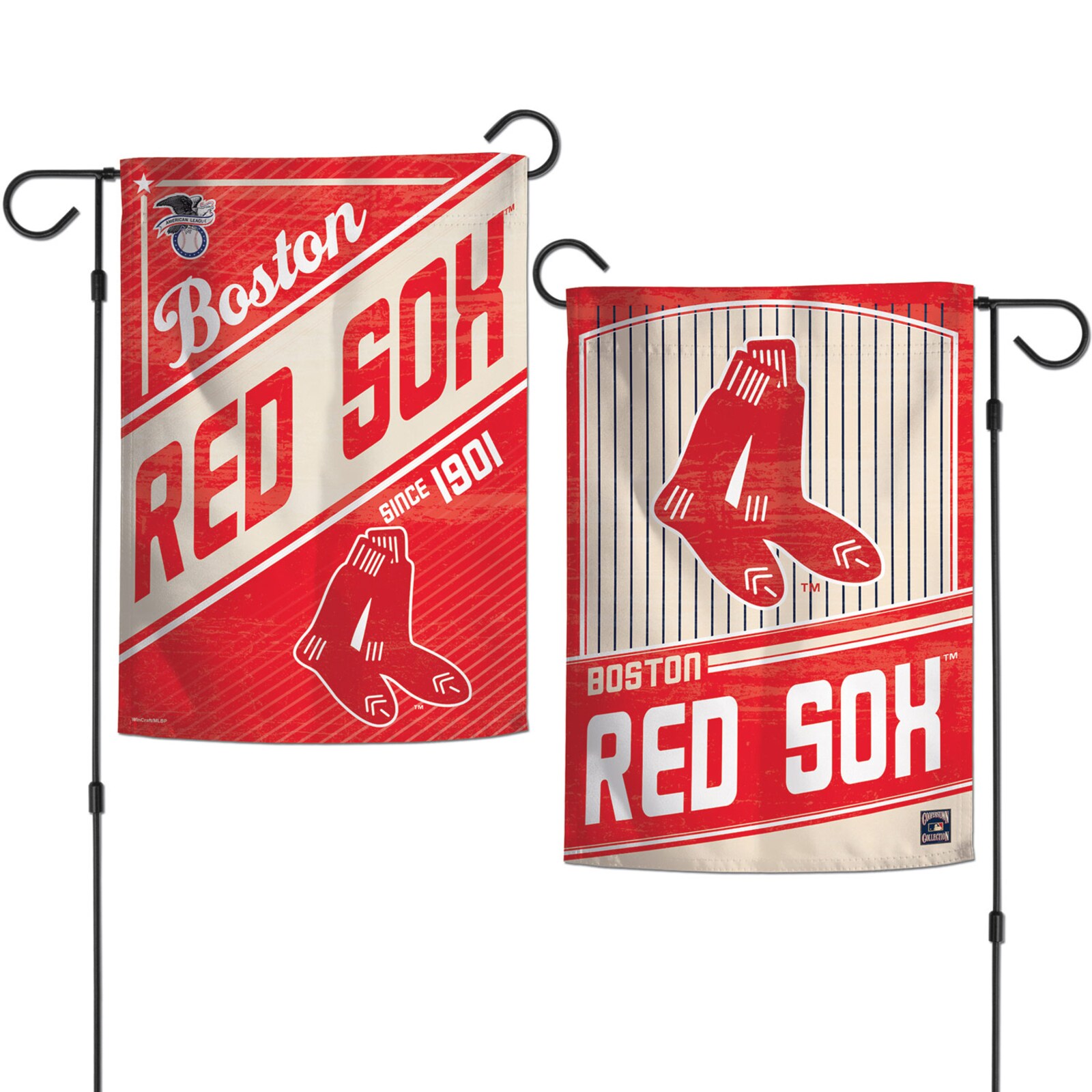 Boston Red Sox WinCraft 양면 12'' x 18'' 가든 플래그 상세 이미지 4