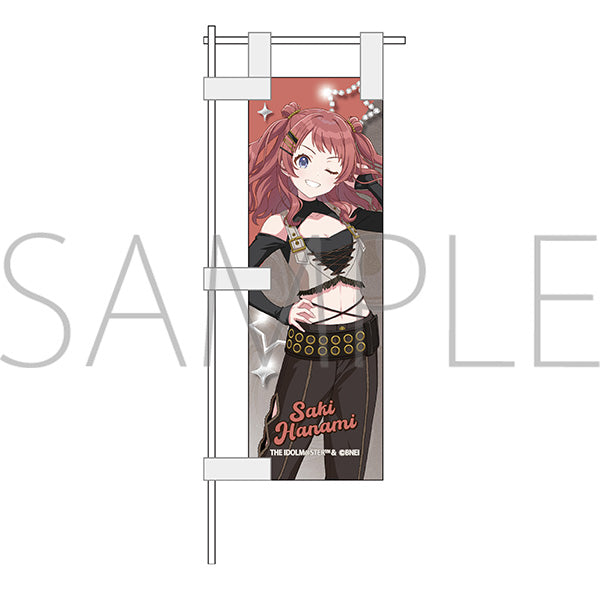 (Goods - Flag) 학원 iDOLM@STER 데스크 깃발 / 하나미 사키 ECLIPSE LIGHT