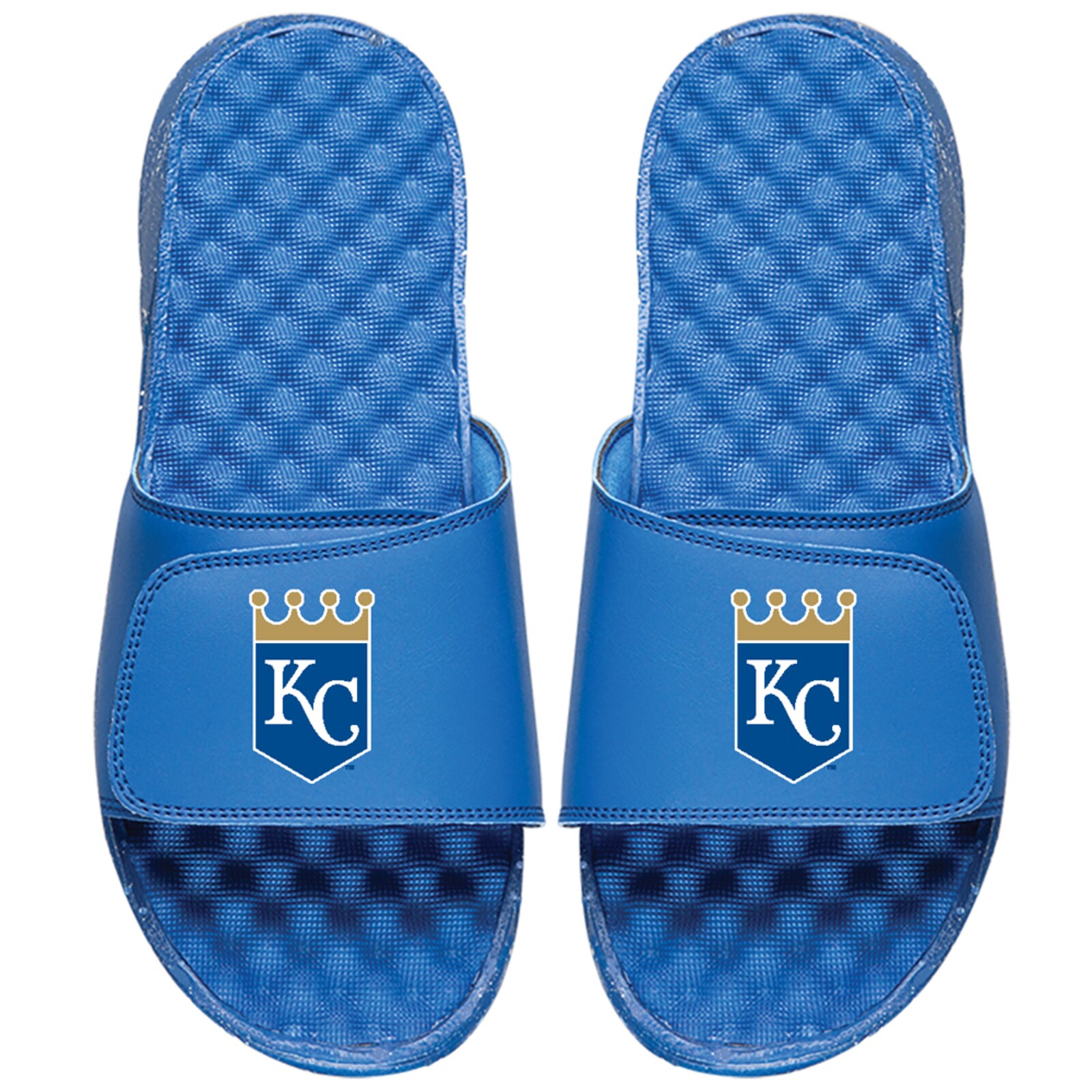 남성용 Kansas City Royals ISlide 로열 Primary Logo 슬라이드 샌들