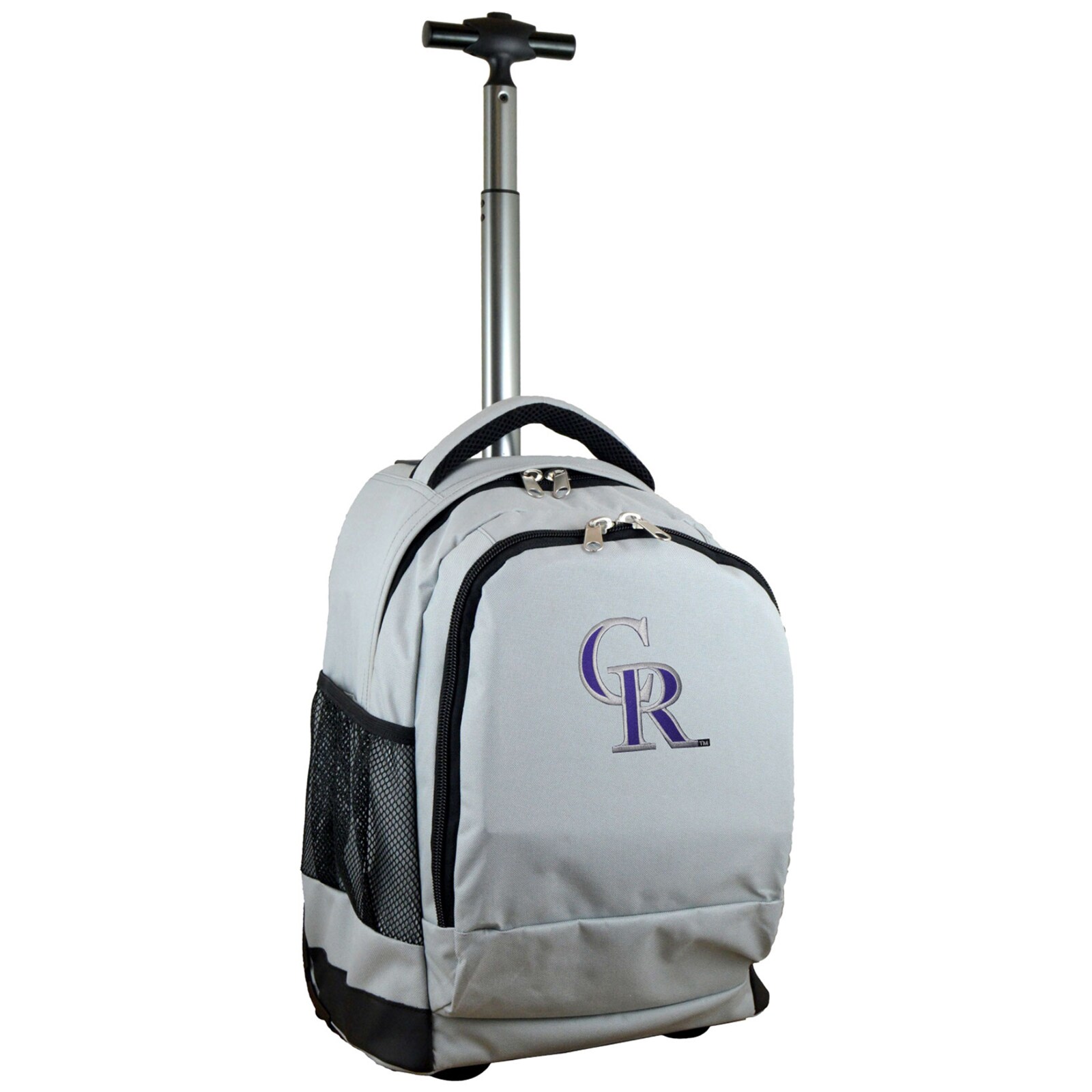 Colorado Rockies 회색 19인치 프리미엄 바퀴형 백팩